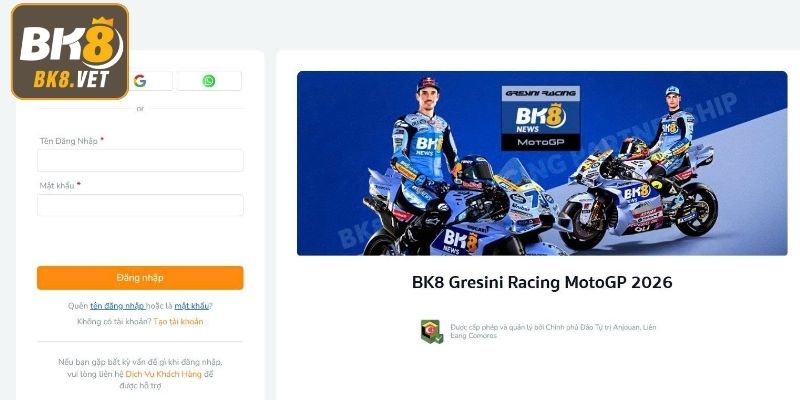 Cách đăng nhập BK8 chuẩn quy trình, không lỗi